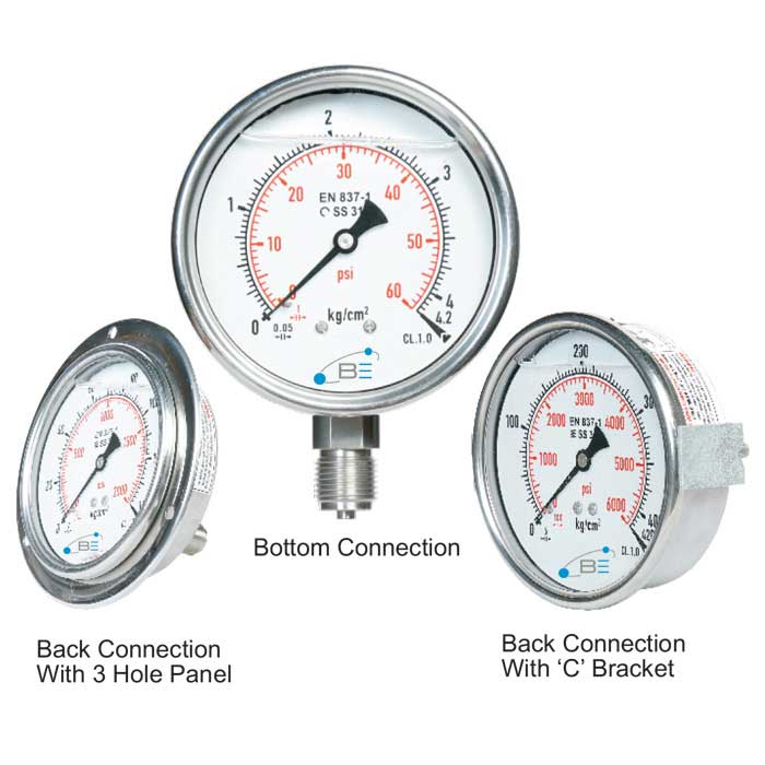 Bourdon Type Pressure Gauge – Bemcon Engineering Pvt. Ltd.